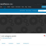 List Category Posts